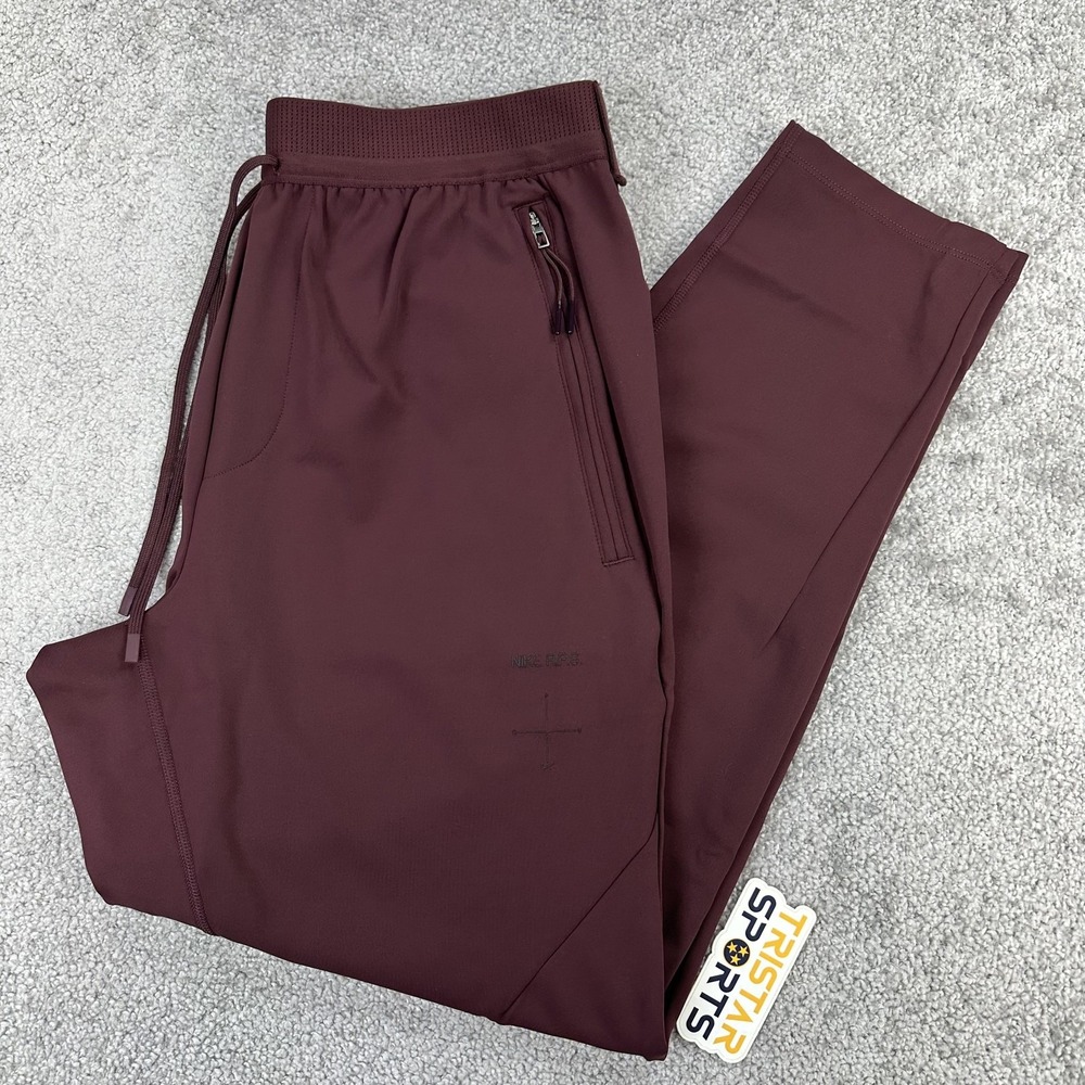Nike Dri-FIT ADV APS Pants Mens Medium Maroon Stealth Evaporation Training